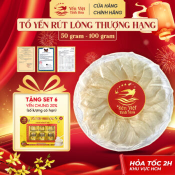 Tổ Yến Rút Lông Thượng Hạng Nguyên Chất