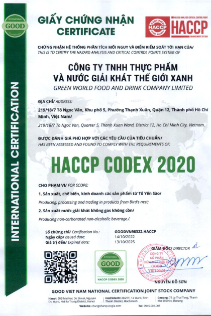 HACCP CODEX 2020