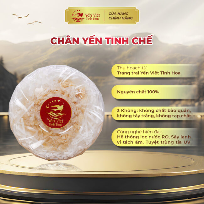 Yến Tổ - chân yến tinh chế