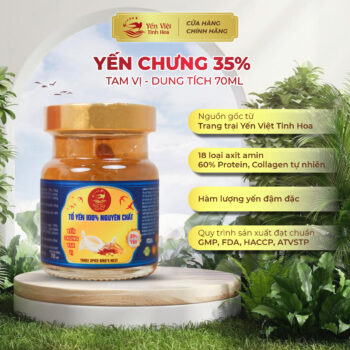 Yến chưng 35%- tam vị