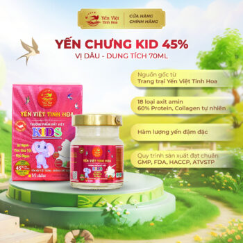 Yến Chưng Kids Vị Dâu