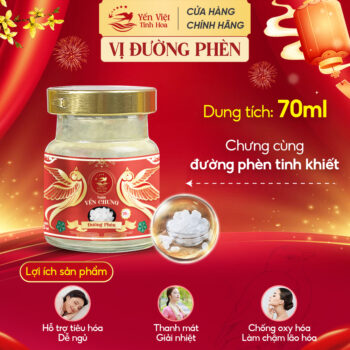 Nước Yến Chưng Đường Phèn 35% - Phiên Bản Hộp Quà Tặng Cao Cấp