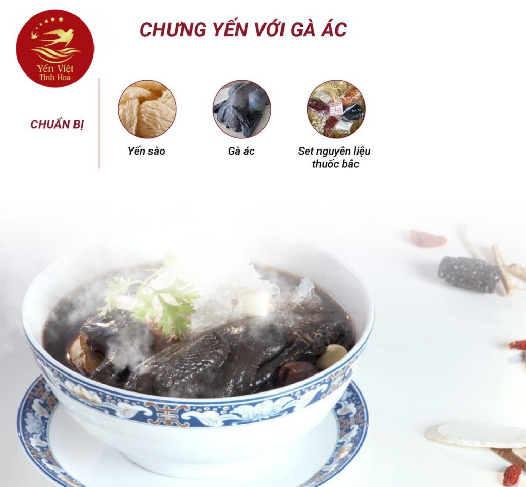 Yến Chưng Gà Ác