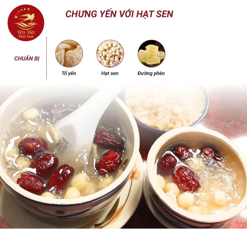 Yến Chưng Hạt Sen