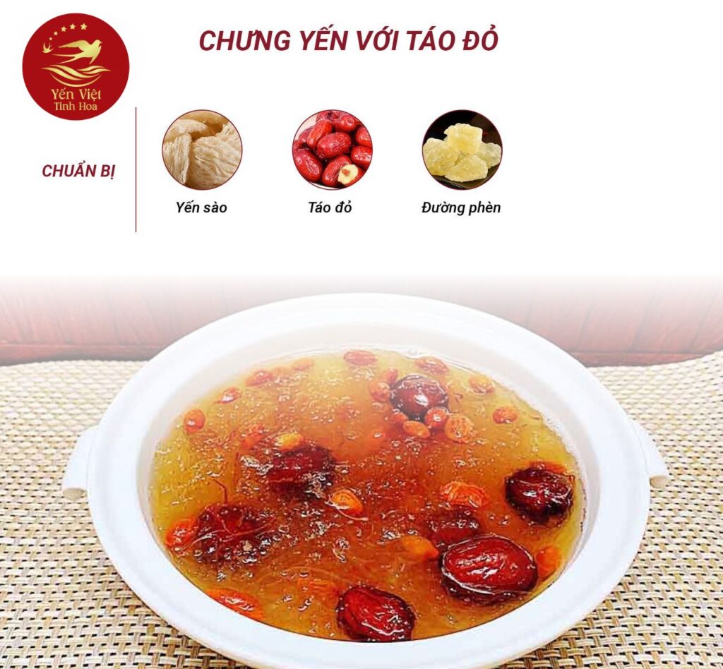 Yến Chưng Táo Đỏ