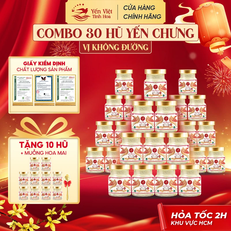 Combo 30 Không đường