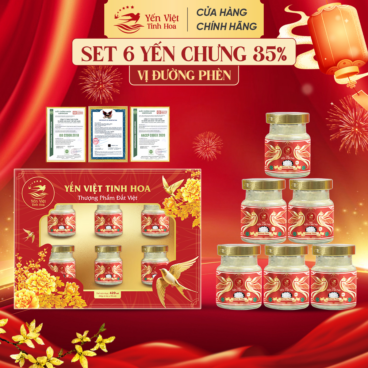 Set 6 Yến chưng 35_ - Đường phèn