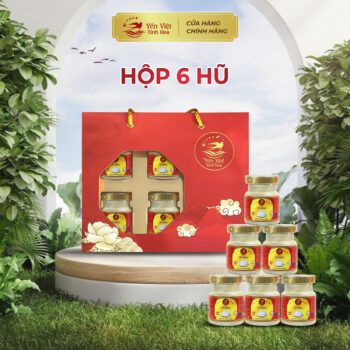 Nước Yến Chưng 35% – Set quà tặng 6 hũ cao cấp