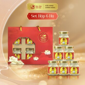 Nước Yến Chưng 35% – Set quà tặng 6 hũ cao cấp