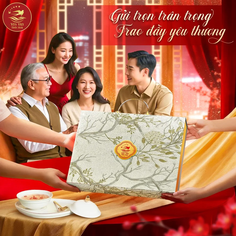 Set quà yến sào sang trọng