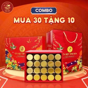 Set yến chưng 30 tặng 10