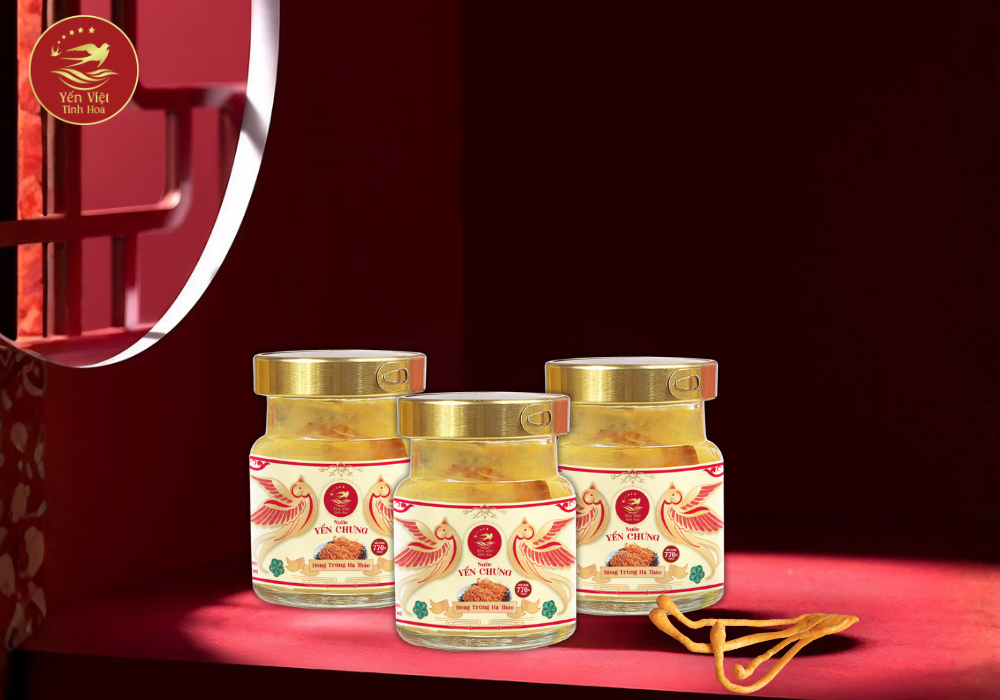 yến chưng đông trùng hạ thảo