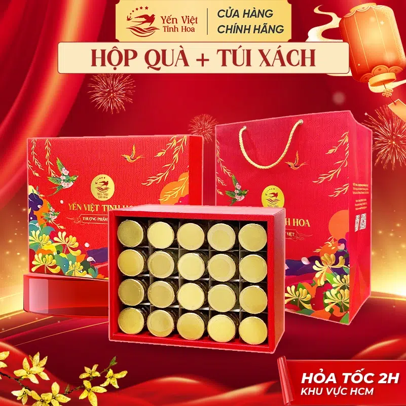 Combo nước yến chưng 40 hũ