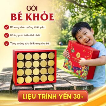 Liệu trình yến 30+ gói bé khỏe