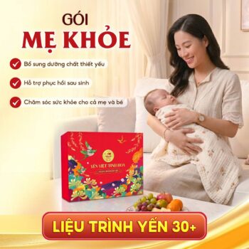 Liệu trình yến 30+ Gói mẹ khỏe